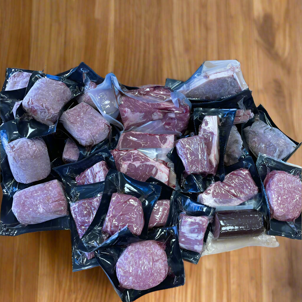 FAMILY BEEF BUNDLE SAMPLER - 25 lbs~