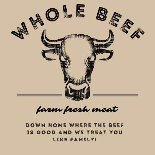 WHOLE BEEF:  420 LBS~   $5,657.00